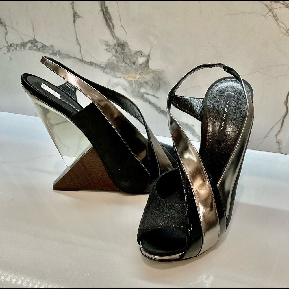Diego Dolcini Slingback Wedge shoes